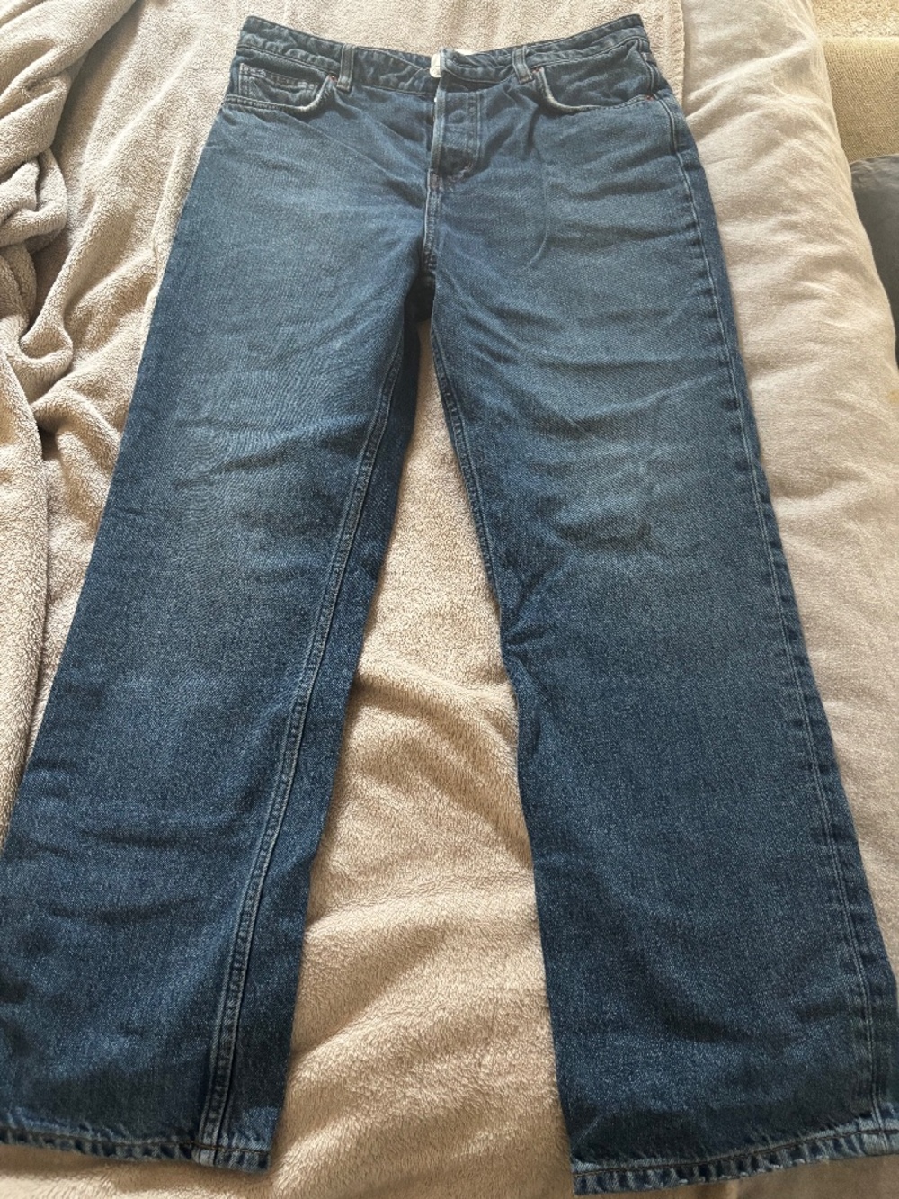 Reformation Cynthia High Rise Straight Jeans Blue - Size 30